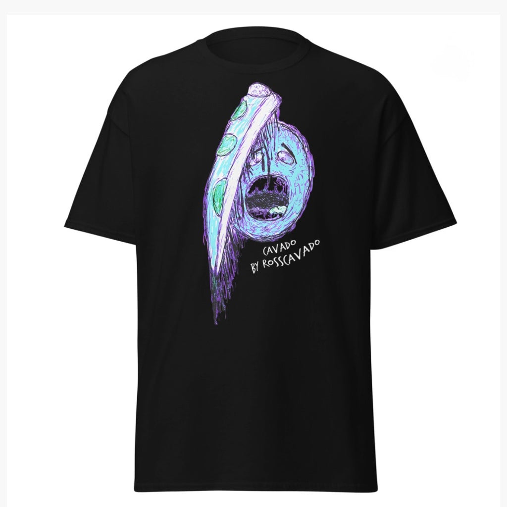 Pizza face tee